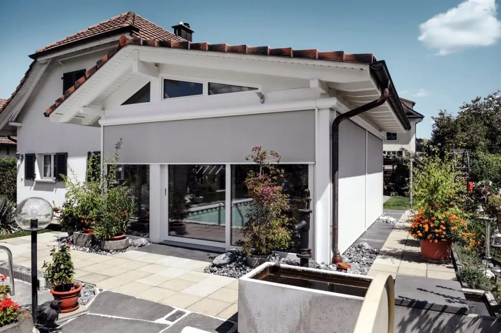 Referenzfoto von Senkrechtmarkisen