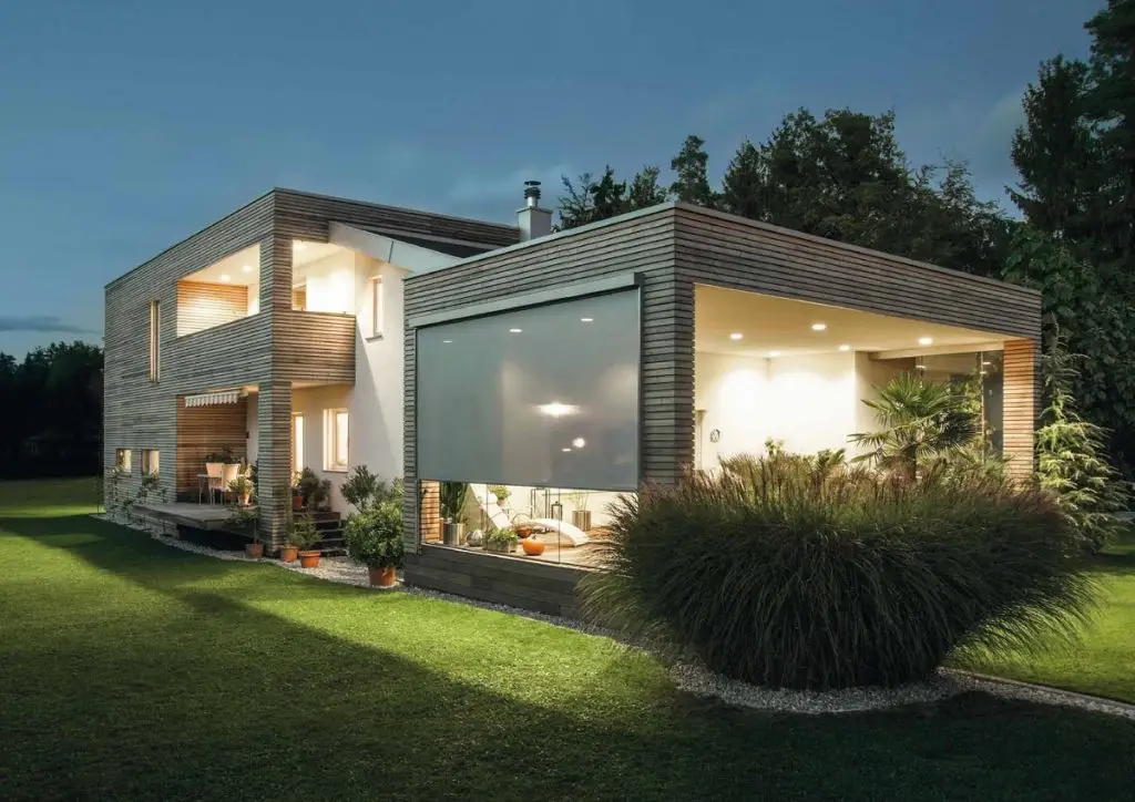 Referenzfoto von Senkrechtmarkisen