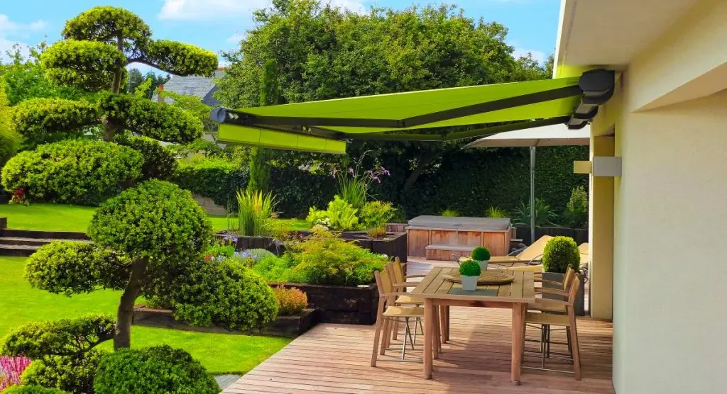 Referenzfoto von einer Markise