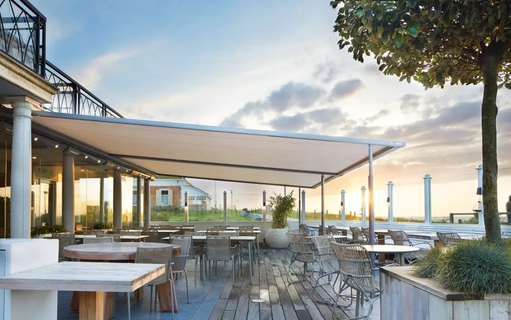 Referenzfoto von einer Pergola-Markise