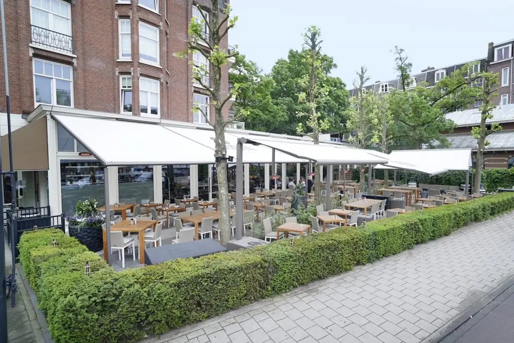 Referenzfoto von einer Pergola-Markise